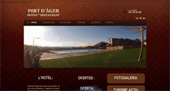 Desktop Screenshot of hotelportdager.com